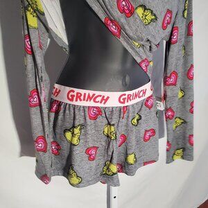 Dr Seuss Enterprises 2024 Grinch Shorts Pajama Set NWT sz Large Womens